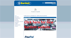 Desktop Screenshot of bartlett.uk.com